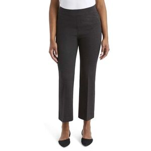 NWT Nine West Women's Flare Ponte Pants- Charcoal